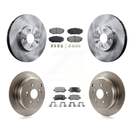 [Avant + Arrière] Kit de Disque et plaquette (semi-métallique) de frein pour 2002-2004 Honda Odyssey K8F-101077