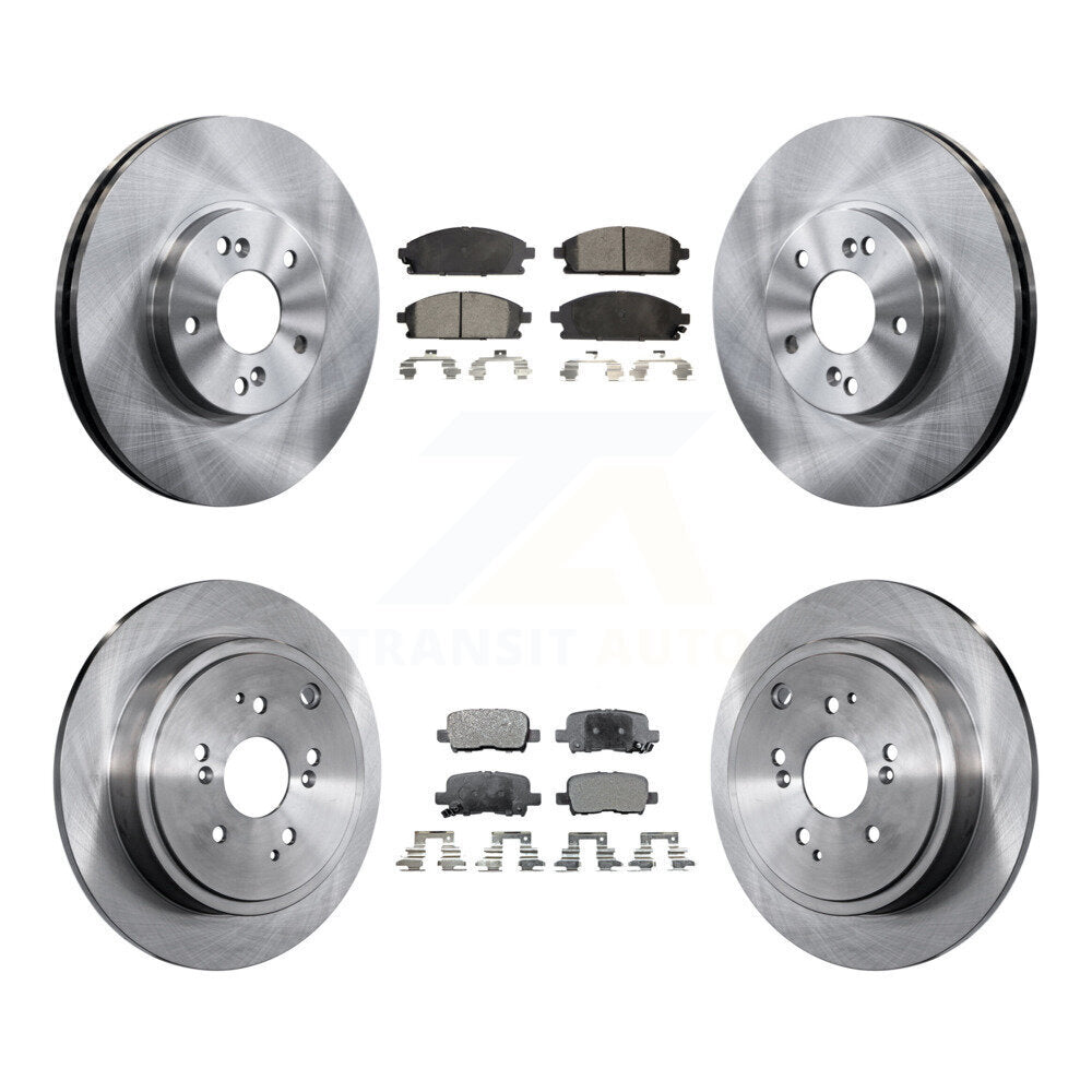 [Avant + Arrière] Kit de Disque et plaquette (semi-métallique) de frein pour 2003-2006 Acura MDX K8F-101078