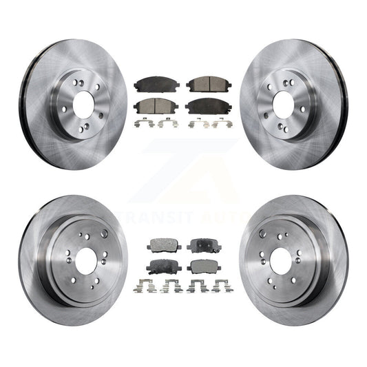 [Avant + Arrière] Kit de Disque et plaquette (semi-métallique) de frein pour 2003-2006 Acura MDX K8F-101078