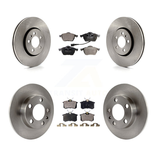 [Avant + Arrière] Kit de Disque et plaquette (semi-métallique) de frein pour Volkswagen Beetle Jetta Golf K8F-101080