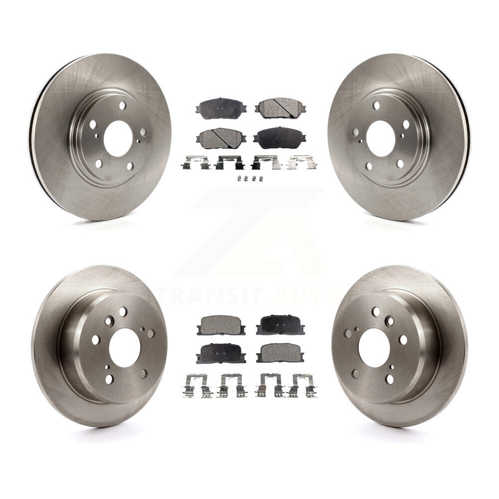 [Avant + Arrière] Kit de Disque et plaquette (semi-métallique) de frein pour 2004-2006 Lexus ES330 K8F-101085