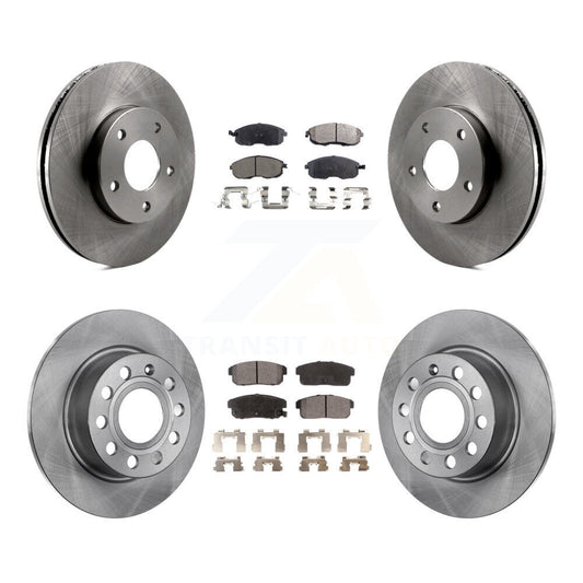 [Avant + Arrière] Kit de Disque et plaquette (semi-métallique) de frein pour Nissan Maxima Infiniti I30 INFINITI From 10/00 K8F-101087