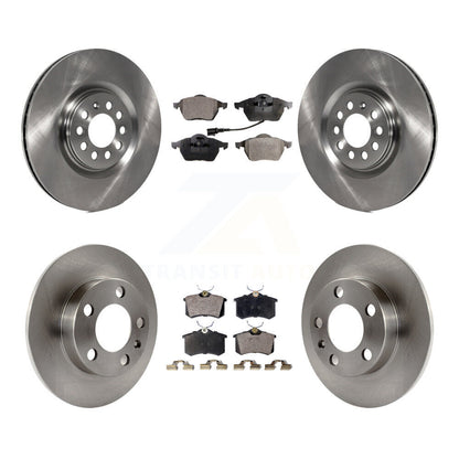 [Avant + Arrière] Kit de Disque et plaquette (semi-métallique) de frein pour 2000-2006 Audi TT K8F-101093