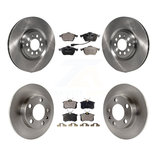 [Avant + Arrière] Kit de Disque et plaquette (semi-métallique) de frein pour 2000-2006 Audi TT K8F-101093