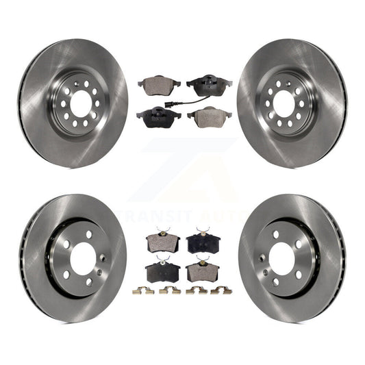 [Avant + Arrière] Kit de Disque et plaquette (semi-métallique) de frein pour Volkswagen Golf Audi TT Quattro K8F-101095