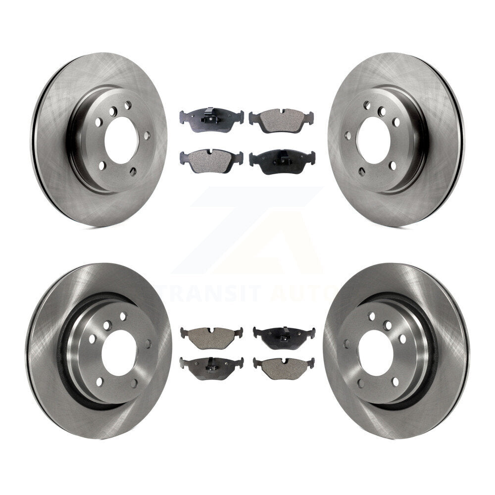 [Avant + Arrière] Kit de Disque et plaquette (semi-métallique) de frein pour BMW 325i 325Ci 323i 328i 323Ci 328Ci K8F-101104