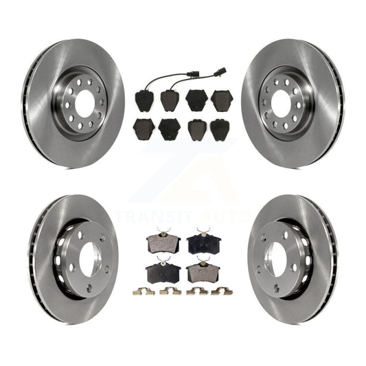 [Avant + Arrière] Kit de Disque et plaquette (semi-métallique) de frein pour 2000-2001 Audi S4 K8F-101109