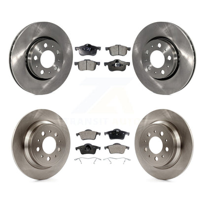 [Avant + Arrière] Kit de Disque et plaquette (semi-métallique) de frein pour Volvo S60 V70 XC70 S80 K8F-101110