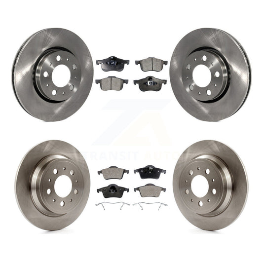 [Avant + Arrière] Kit de Disque et plaquette (semi-métallique) de frein pour Volvo S60 V70 XC70 S80 K8F-101110