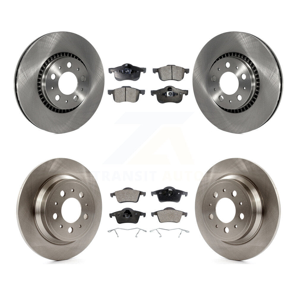 [Avant + Arrière] Kit de Disque et plaquette (semi-métallique) de frein pour Volvo S60 V70 XC70 S80 K8F-101111