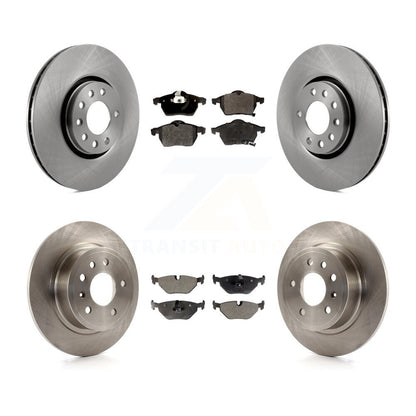 [Avant + Arrière] Kit de Disque et plaquette (semi-métallique) de frein pour 2000-2001 Saab 9-5 avec 308mm Diameter Rotor K8F-101113