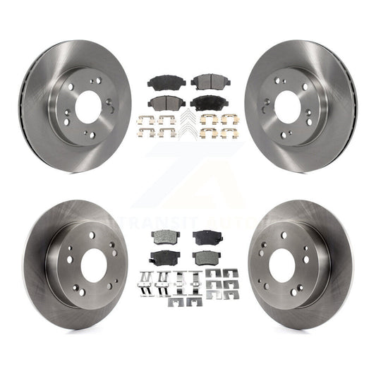 [Avant + Arrière] Kit de Disque et plaquette (semi-métallique) de frein pour Honda Civic Acura RSX K8F-101116