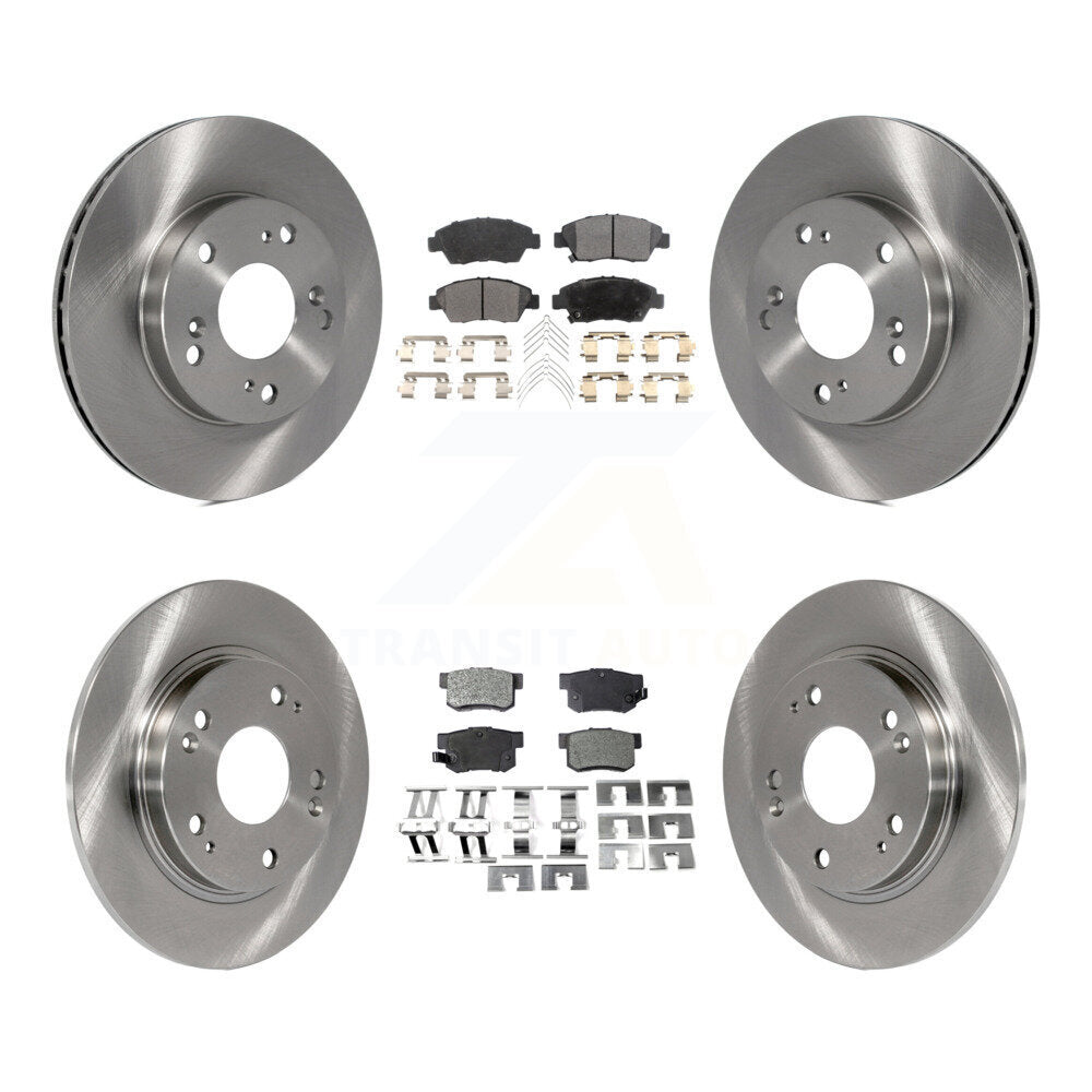 [Avant + Arrière] Kit de Disque et plaquette (semi-métallique) de frein pour 2011-2015 Honda CR-Z K8F-101118