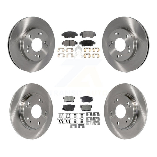 [Avant + Arrière] Kit de Disque et plaquette (semi-métallique) de frein pour 2011-2015 Honda CR-Z K8F-101118
