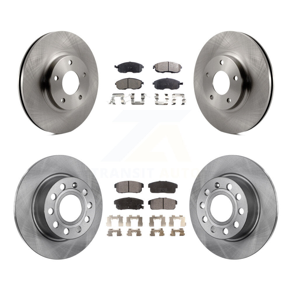 [Avant + Arrière] Kit de Disque et plaquette (semi-métallique) de frein pour Nissan Maxima Infiniti I35 INFINITI K8F-101121