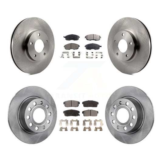 [Avant + Arrière] Kit de Disque et plaquette (semi-métallique) de frein pour Nissan Maxima Infiniti I35 INFINITI K8F-101121