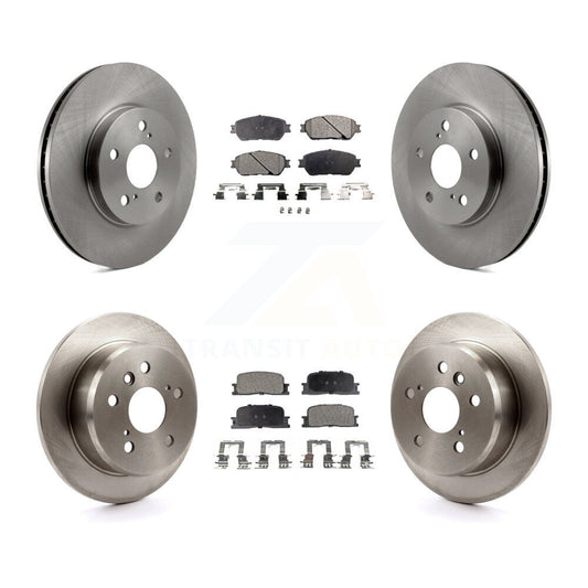 [Avant + Arrière] Kit de Disque et plaquette (semi-métallique) de frein pour Toyota Camry Lexus ES300 K8F-101124