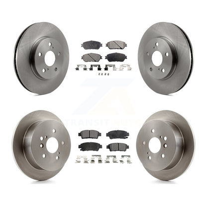 [Avant + Arrière] Kit de Disque et plaquette (semi-métallique) de frein pour 2004-2010 Toyota Sienna K8F-101125