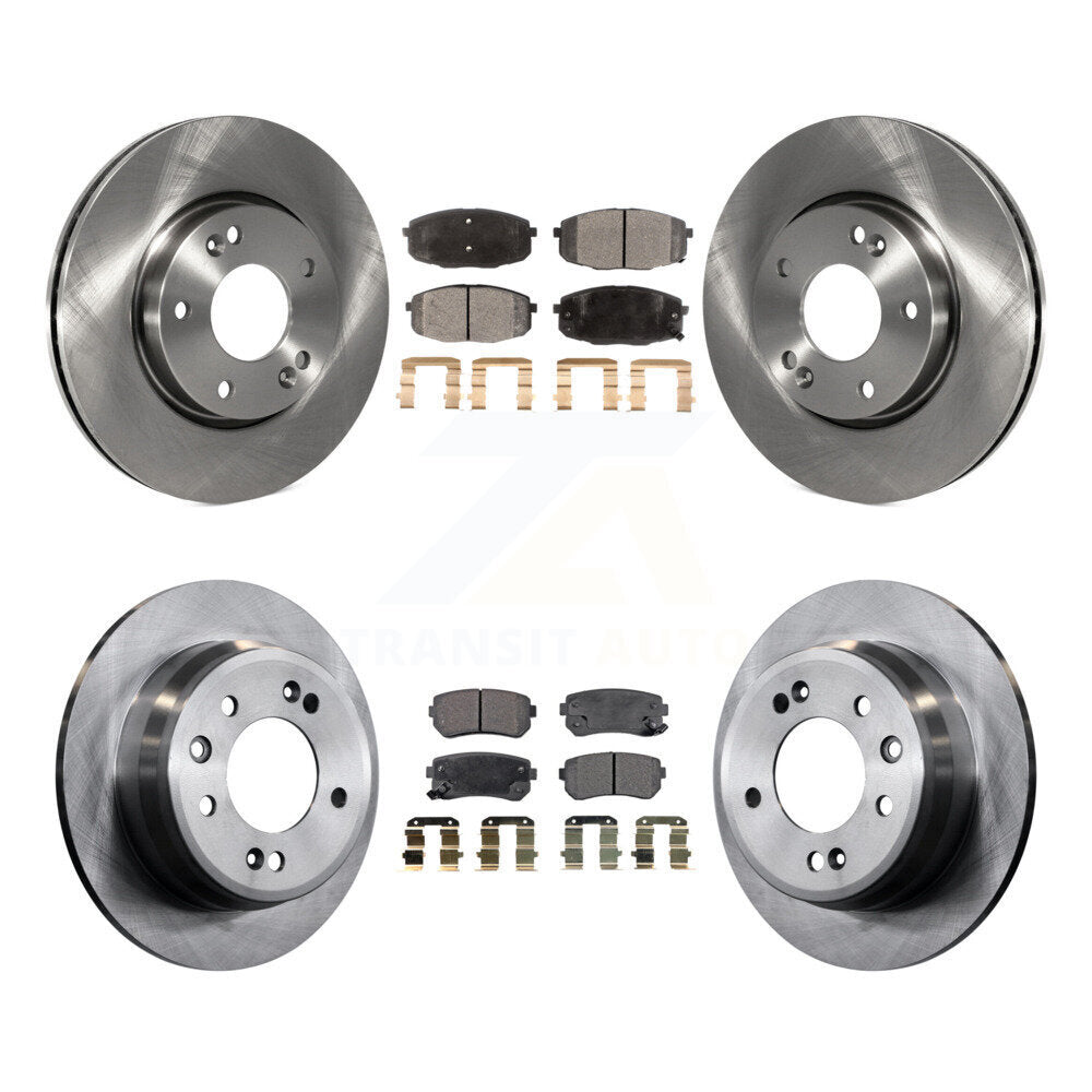 [Avant + Arrière] Kit de Disque et plaquette (semi-métallique) de frein pour Hyundai Elantra K8F-101127