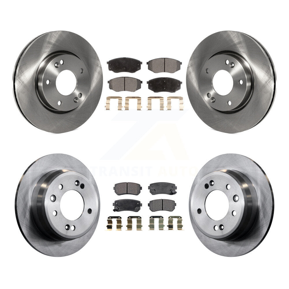 [Avant + Arrière] Kit de Disque et plaquette (semi-métallique) de frein pour Hyundai Tucson Kia Sportage FWD K8F-101128