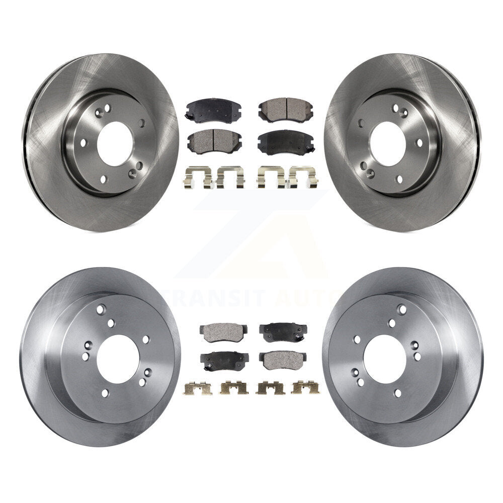 [Avant + Arrière] Kit de Disque et plaquette (semi-métallique) de frein pour Kia Sportage Hyundai Tucson K8F-101130