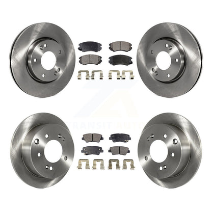 [Avant + Arrière] Kit de Disque et plaquette (semi-métallique) de frein pour 2012-2013 Kia Soul K8F-101133