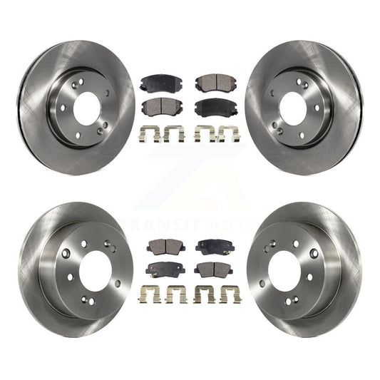 [Avant + Arrière] Kit de Disque et plaquette (semi-métallique) de frein pour 2012-2013 Kia Soul K8F-101133
