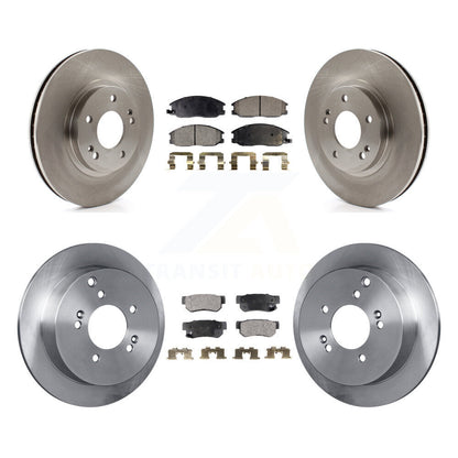 [Avant + Arrière] Kit de Disque et plaquette (semi-métallique) de frein pour 2001-2006 Hyundai Santa Fe avec 294mm Diameter Rotor K8F-101135