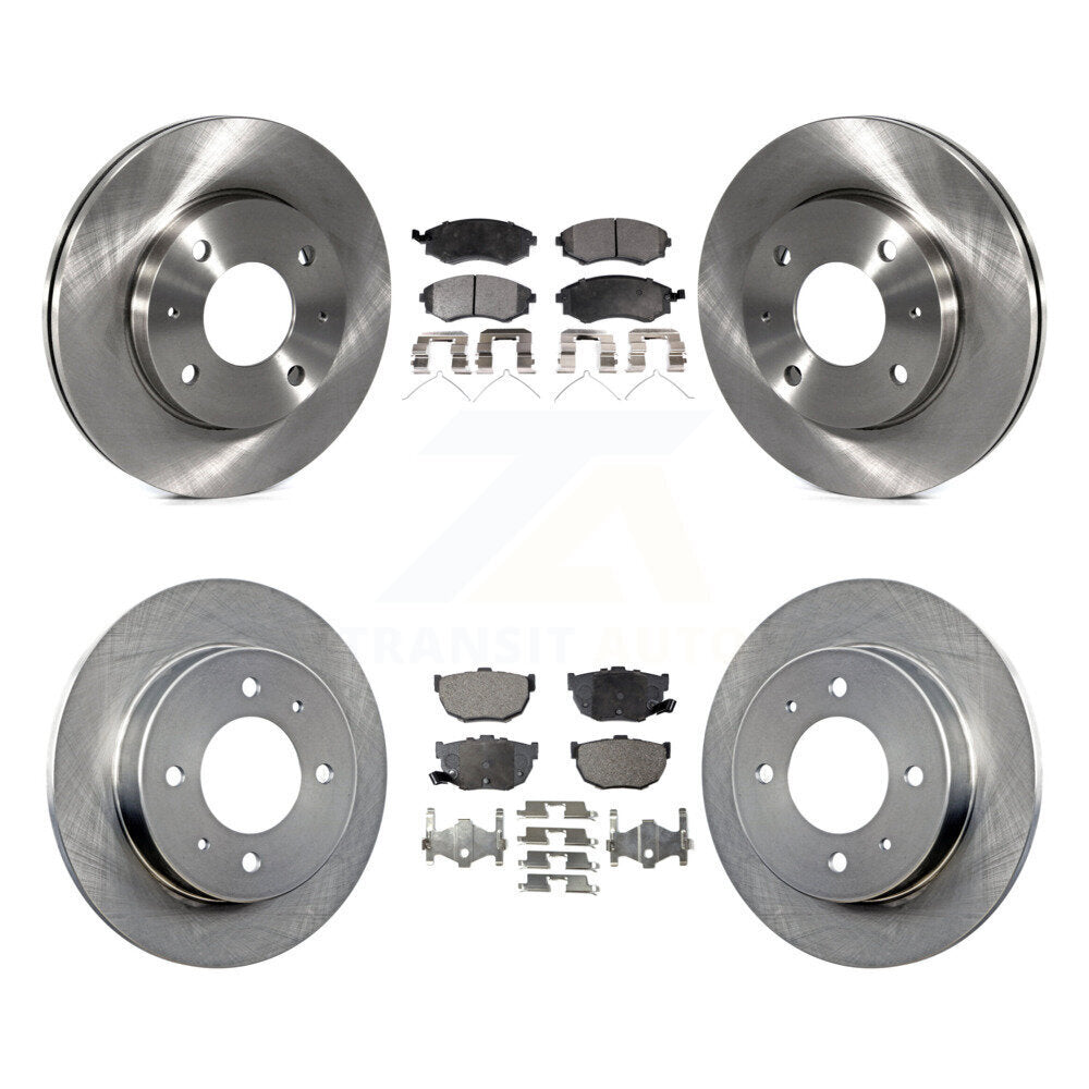 [Avant + Arrière] Kit de Disque et plaquette (semi-métallique) de frein pour Hyundai Elantra K8F-101141