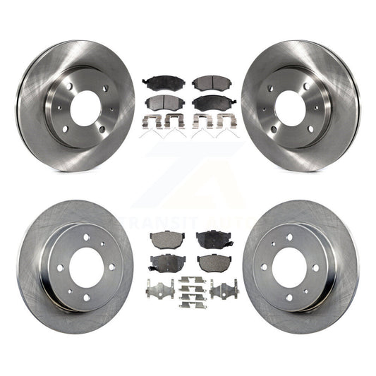[Avant + Arrière] Kit de Disque et plaquette (semi-métallique) de frein pour Hyundai Elantra K8F-101141