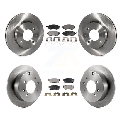 [Avant + Arrière] Kit de Disque et plaquette (semi-métallique) de frein pour Hyundai Sonata Kia Optima Magentis K8F-101142