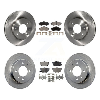 [Avant + Arrière] Kit de Disque et plaquette (semi-métallique) de frein pour Hyundai Elantra rear brakes K8F-101143