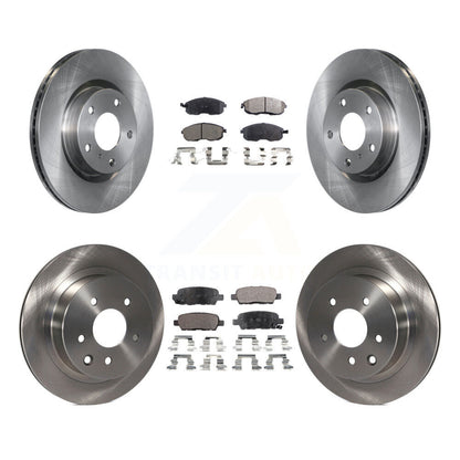 [Avant + Arrière] Kit de Disque et plaquette (semi-métallique) de frein pour Infiniti G35 Nissan 350Z INFINITI K8F-101144