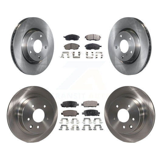 [Avant + Arrière] Kit de Disque et plaquette (semi-métallique) de frein pour Infiniti G35 Nissan 350Z INFINITI K8F-101144