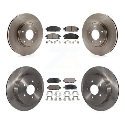 [Avant + Arrière] Kit de Disque et plaquette (semi-métallique) de frein pour 2004-2009 Nissan Quest K8F-101146