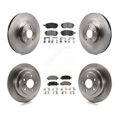 [Avant + Arrière] Kit de Disque et plaquette (semi-métallique) de frein pour 2003 Subaru Forester Impreza K8F-101156