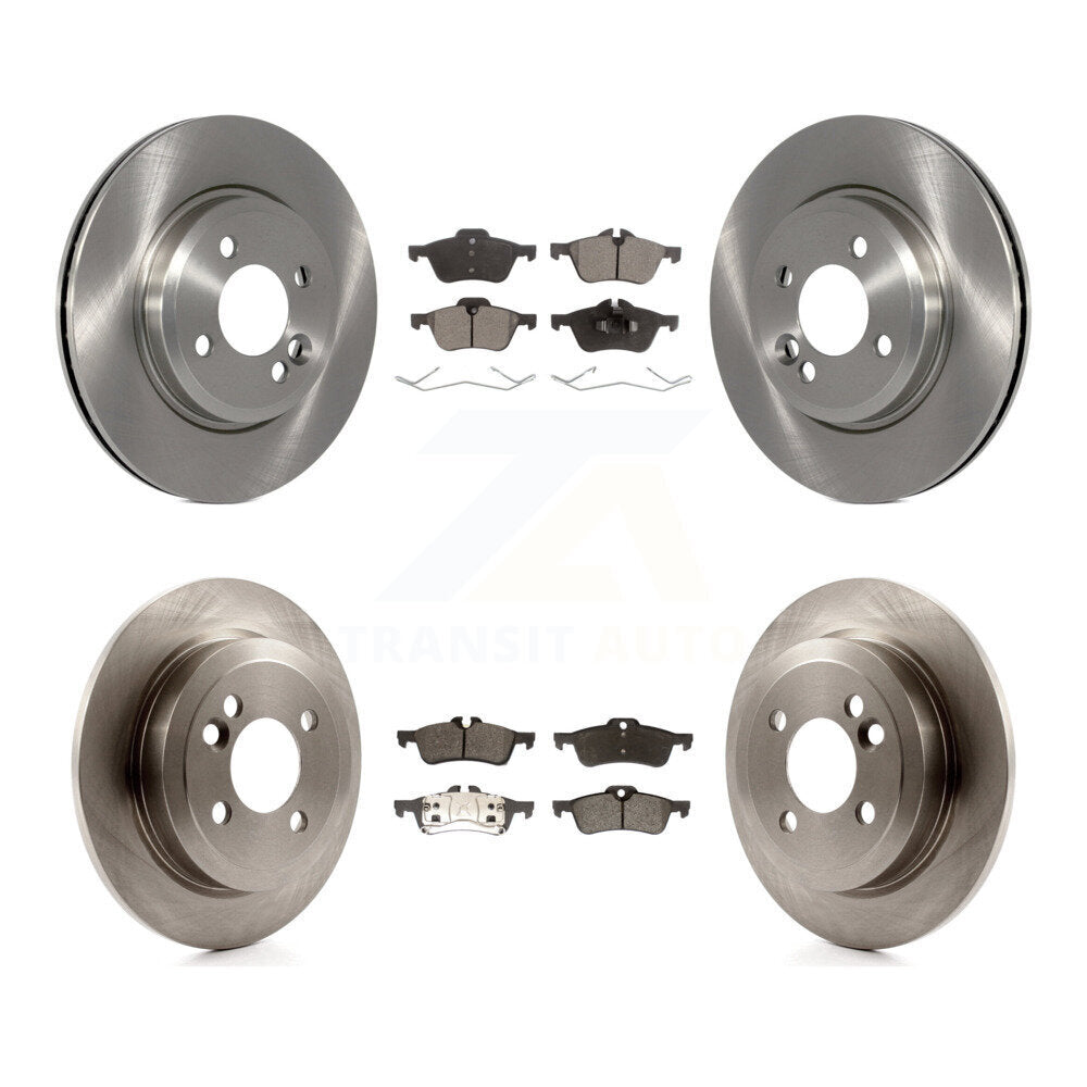 [Avant + Arrière] Kit de Disque et plaquette (semi-métallique) de frein pour 2002-2005 Mini Cooper avec 276mm Diameter Rotor K8F-101160