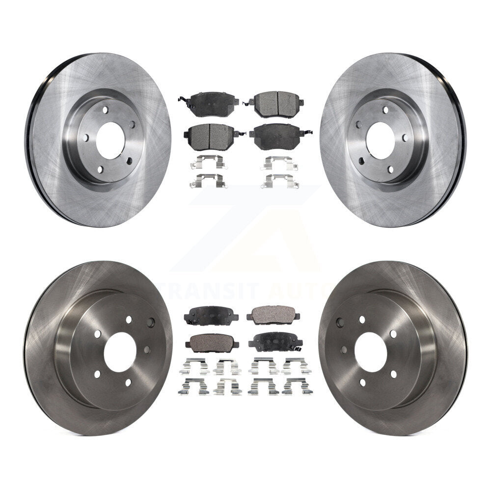 [Avant + Arrière] Kit de Disque et plaquette (semi-métallique) de frein pour Nissan Murano Infiniti FX35 FX45 INFINITI K8F-101167