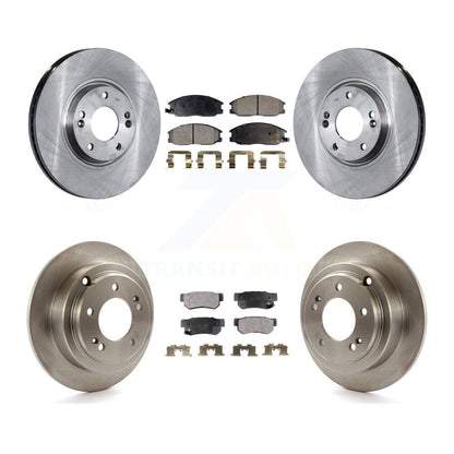 [Avant + Arrière] Kit de Disque et plaquette (semi-métallique) de frein pour 2004-2006 Kia Amanti K8F-101176