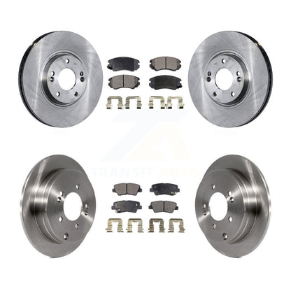 [Avant + Arrière] Kit de Disque et plaquette (semi-métallique) de frein pour Kia Amanti Hyundai Azera K8F-101177
