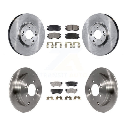 [Avant + Arrière] Kit de Disque et plaquette (semi-métallique) de frein pour 2006-2009 Hyundai Azera K8F-101178
