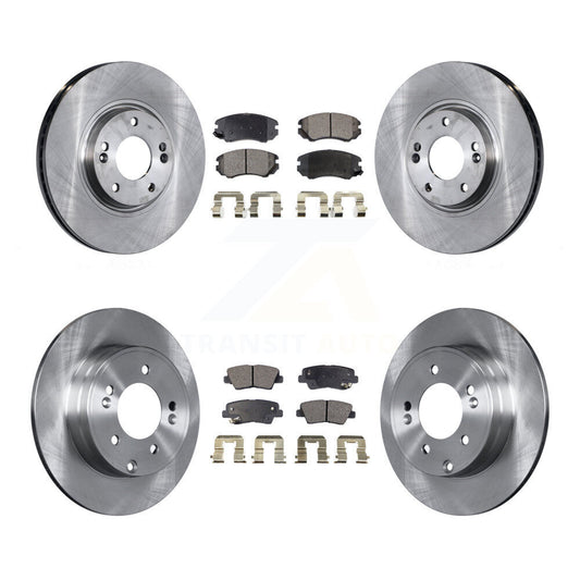 [Avant + Arrière] Kit de Disque et plaquette (semi-métallique) de frein pour Hyundai Azera K8F-101179