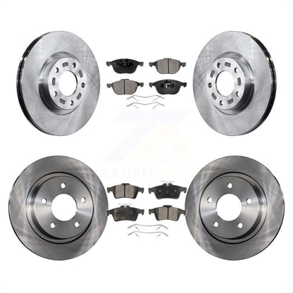 [Avant + Arrière] Kit de Disque et plaquette (semi-métallique) de frein pour Mazda 3 Sport K8F-101180 par Transit Auto