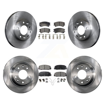 [Avant + Arrière] Kit de Disque et plaquette (semi-métallique) de frein pour 2003-2005 Mazda 6 K8F-101183