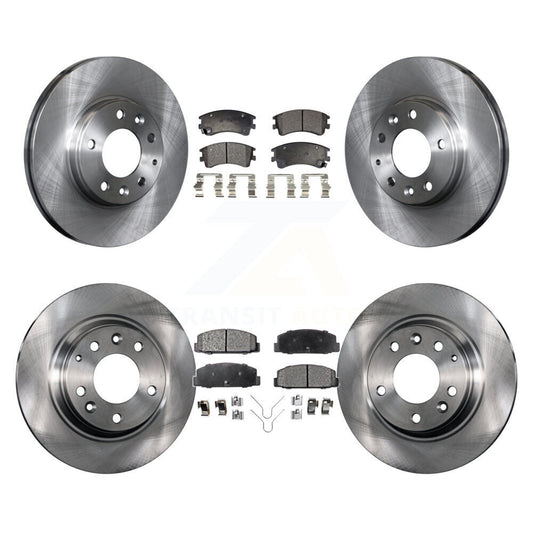 [Avant + Arrière] Kit de Disque et plaquette (semi-métallique) de frein pour 2003-2005 Mazda 6 K8F-101183