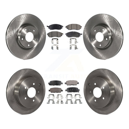 [Avant + Arrière] Kit de Disque et plaquette (semi-métallique) de frein pour Nissan Murano INFINITI M37 QX70 Q70 Q70L M56 M35h K8F-101187