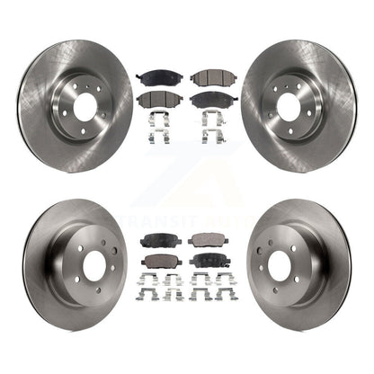 [Avant + Arrière] Kit de Disque et plaquette (semi-métallique) de frein pour INFINITI G37 G35 M35 Nissan 350Z EX35 370Z G25 M45 Q40 QX50 EX37 K8F-101188