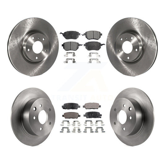 [Avant + Arrière] Kit de Disque et plaquette (semi-métallique) de frein pour Nissan Altima Maxima K8F-101189