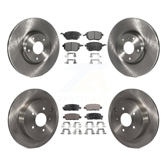 [Avant + Arrière] Kit de Disque et plaquette (semi-métallique) de frein pour Nissan Murano K8F-101190