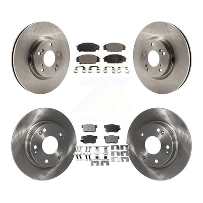 [Avant + Arrière] Kit de Disque et plaquette (semi-métallique) de frein pour Honda Civic Acura CSX K8F-101191